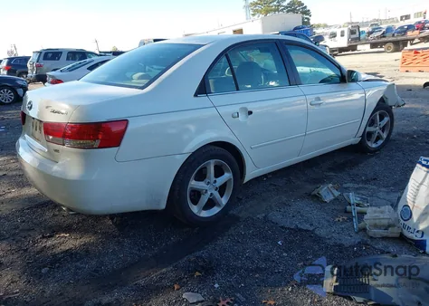 2007 Hyundai Sonata Limited/Se V6 из США, поврежденный, VIN 5NPEU46F47H169450